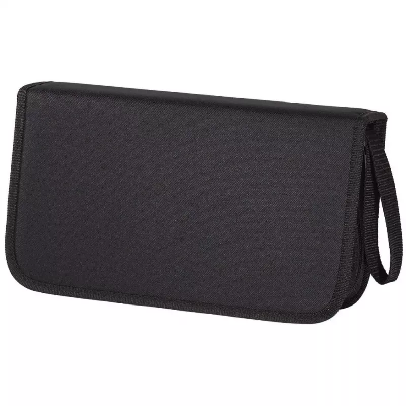 Hama Nylon Wallet 104 Cd, 104 plaati, must, nailon