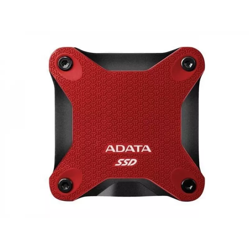 Väline SSD ADATA SD620 1 TB, kaasaskantav USB 3.2 Gen 2 (Micro-USB B), lugemiskiirus 520 MB/s, kirjutamiskiirus 460 MB/s, löögikindel, punane
