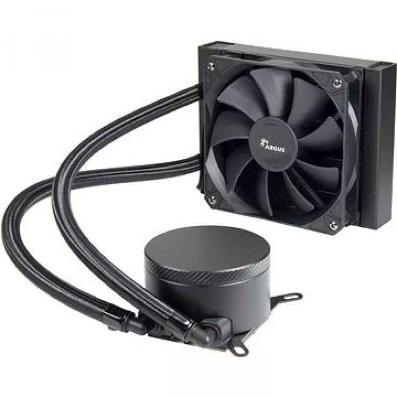 All-in-one vedelikjahuti INTER-TECH Argus Iceman B-120, 120 mm ventilaator, hüdrauliline laager, must