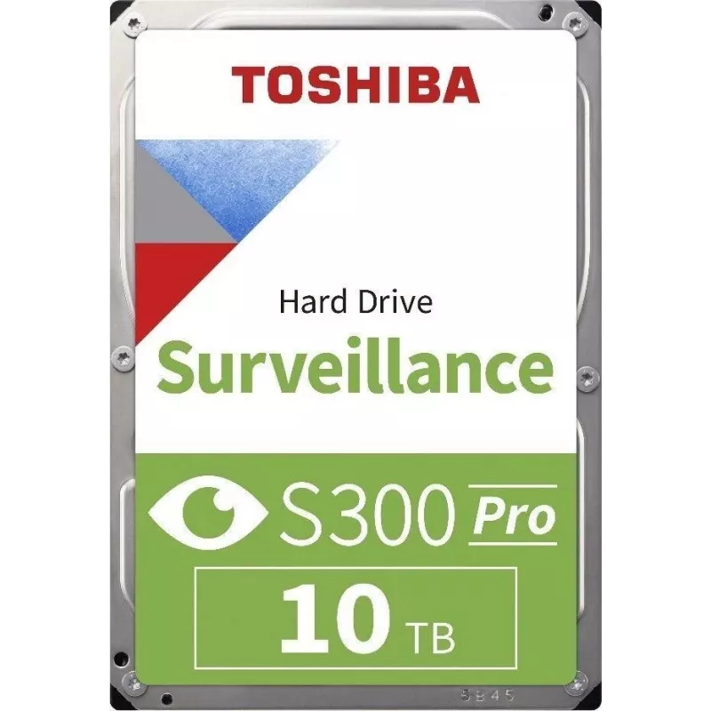 Toshiba S300 Pro Valvevälise sisemise kõvaketta 10 TB 7200 RPM 512 MB 3.5 Serial ATA III
