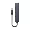 USB 3.0 4-pordiline liidesejaotur SAVIO AK-71 USB-C-hostiga, 5000 Mbit/s, 2-aastane garantii