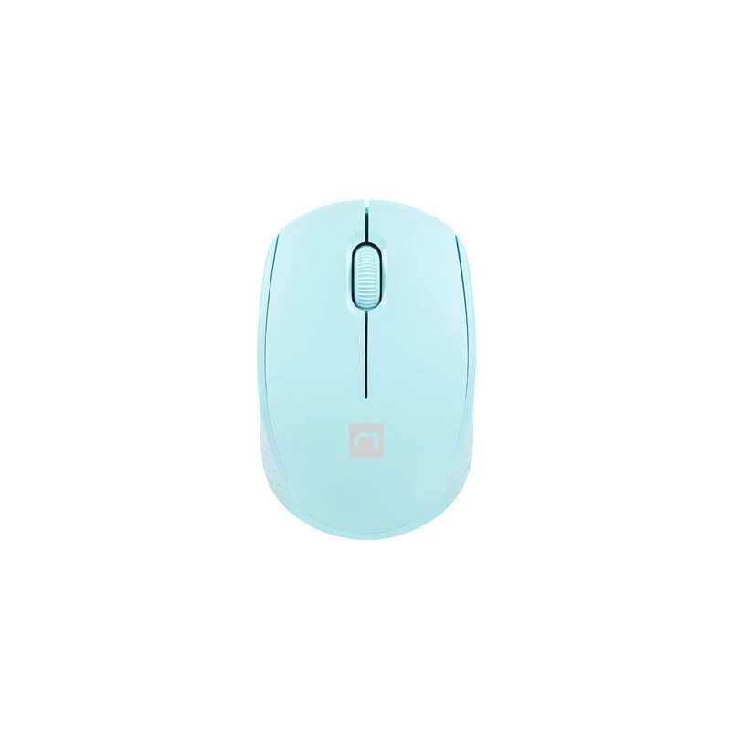 Juhtmevaba mõlemakäeline hiir NATEC STORK — Bluetooth + USB Type-A, 1600 DPI, 3 nuppu, helesinine