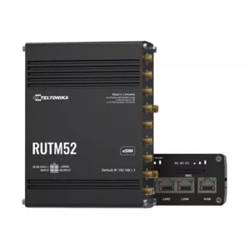 5G LTE kahe modemiga Teltonika Networks RUTM52 (EL)