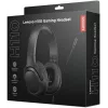 Lenovo H110 mängukõrvaklapid, juhtmega, binauraalsed, 3,5 mm, 1,8 m kaabel, 50–20 000 Hz, 110 dB, 32 Ω, mustad