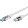 Ethernet-kaabel USB-a 3.2 Gen1 pistik > RJ-45 pistik, LAN-adapter