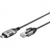 Goobay Etherneti-kaabel USB-C 3.1 RJ45-le õhuke 5 m - ühendab ruuteri, modemi või (74405)