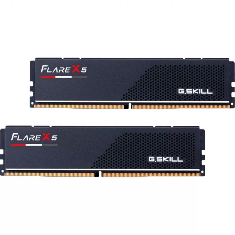 DIMM 64 GB DDR5-6000 (2x 32 GB) Dual-Kit, Arbeitsspeicher schwarz, F5-6000J3636F32GX2-FX5, Flare X5, INTEL XMP, AMD EXPO