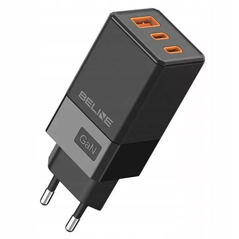 Laadija Beline BELI02750 65W GaN, 2×USB-C ja 1×USB-A