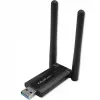Kiire juhtmevaba USB kaheribaline WiFi-adapter 2 x