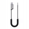 Savio TR-16 saatja AUX-adapter käed-vabad funktsiooniga, Bluetooth 5.3, Google Assistant/Siri