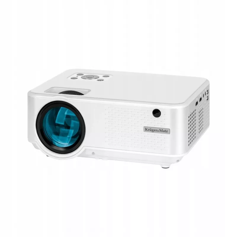 Standard throw projektor kruger & matz V-LED20 FullHD 1080p 1920x1080, LED, 1.4:1 throw, 15–150 tolli ekraan, Bluetooth, 3W kõlar