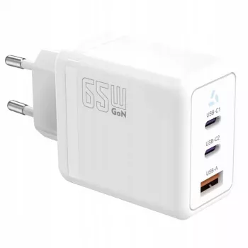 Laadija TB AZTBXUL3USB65WW — 65 W USB-C Power Delivery kahe pordiga (1x USB-C, 1x USB-A)