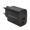 Toiteadapter QOLTEC 52377 GaN 30W väljund 5–20V kaasaskantavatele seadmetele