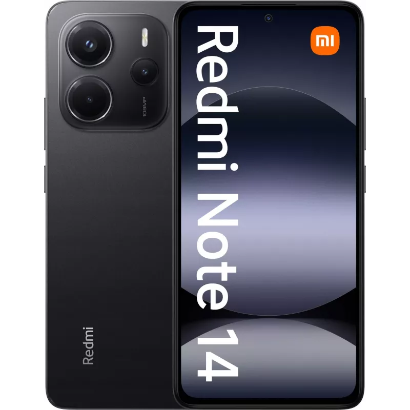 Xiaomi Redmi Note 14 16,9 cm (6,67) hübriidne topelt-SIM 4G USB Type-C 8 GB 256 GB 5500 mAh must