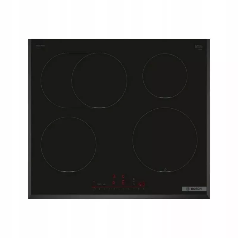 Induktsioonpliit Bosch PIF651HC1E, 60 cm, 4-tsooniline, puutjuhtimine, must, 7400 W ühendusvõimsus