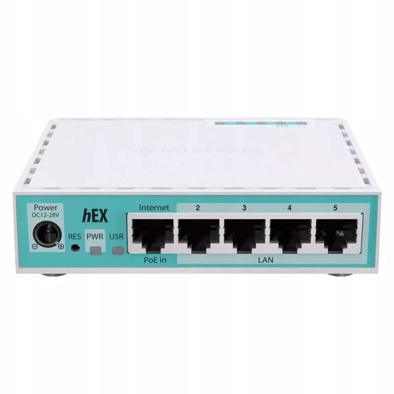 Mikrotik hEX juhtmega ruuter Gigabit Ethernet Valge