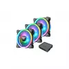 Thermaltake Ring Trio 14 ARGB 140mm korpusventilaatorid - 3-pakk