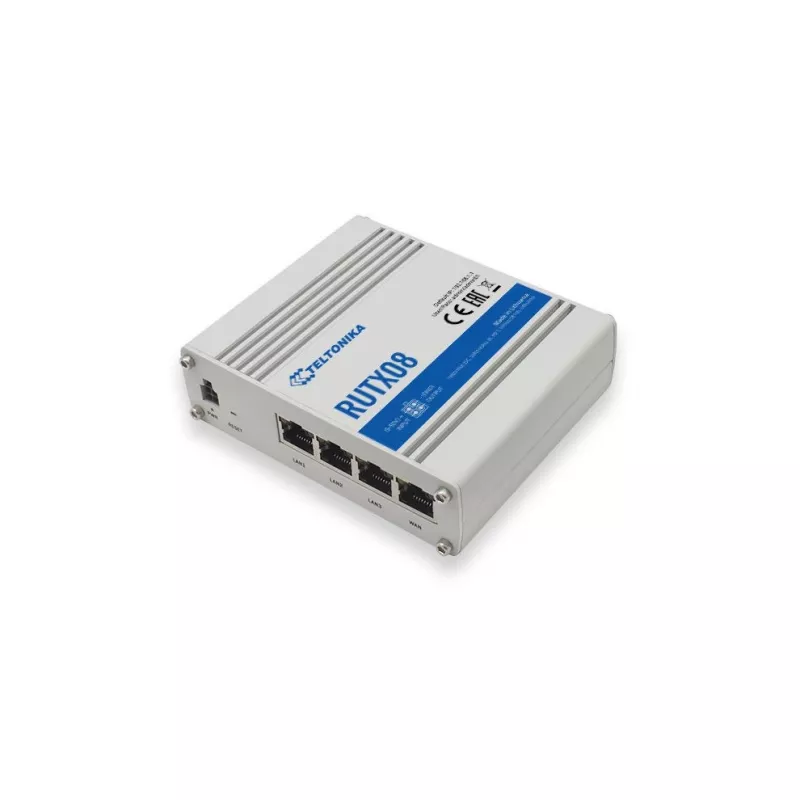 Teltonika RUTX08 juhtmega ruuter Gigabit Ethernet roostevaba teras