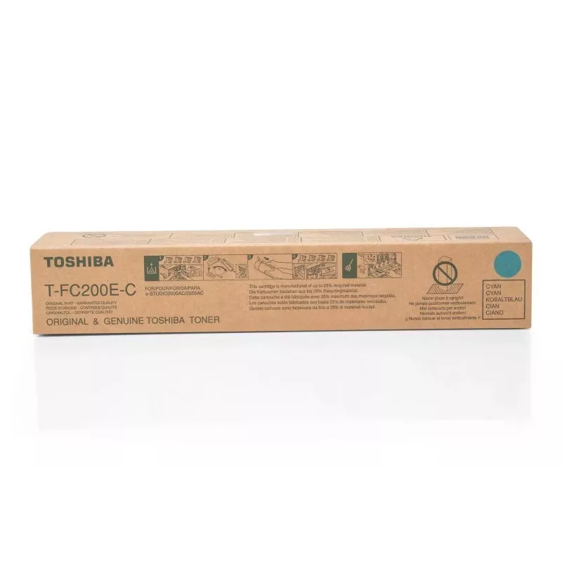 Toshiba 6AJ00000259/T-FC200EC toonerikomplekt tsüaan. 33,6 tuhat lehekülge Toshibale