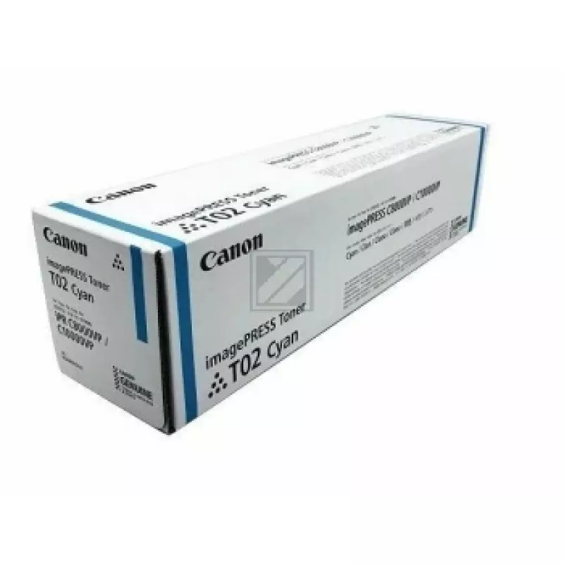 Toner Canon Toner T02 8530B001 kuni 43 000 lehekülge tsüaan