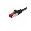 Wentronic Goobay CAT 6 Patch-kaabel, S/FTP (PiMF), must, 5 m - LSZH halogeenivaba, vask (68700)