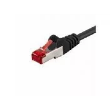 Wentronic Goobay CAT 6 Patch-kaabel, S/FTP (PiMF), must, 5 m - LSZH halogeenivaba, vask (68700)