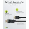 64836 DisplayPort 1.2 HDMI-adapterkaabel 1.4 4K @ 30Hz / ülikiire HDMI-kaabel/kullatud pistikud veatu signaaliedastuse jaoks/sülearvuti