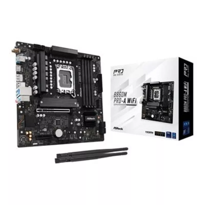 ASRock B860M Pro-A WiFi Micro-ATX emaplaat