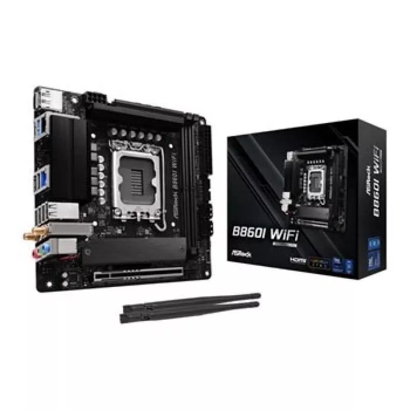 ASRock B860I WiFi Mini-ITX emaplaat