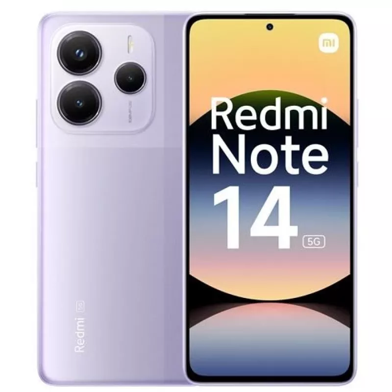 Nutitelefon Xiaomi Redmi Note 14 5G, 6,67-tolline OLED, 8 GB muutmälu, 256 GB, lavendel, 5110 mAh