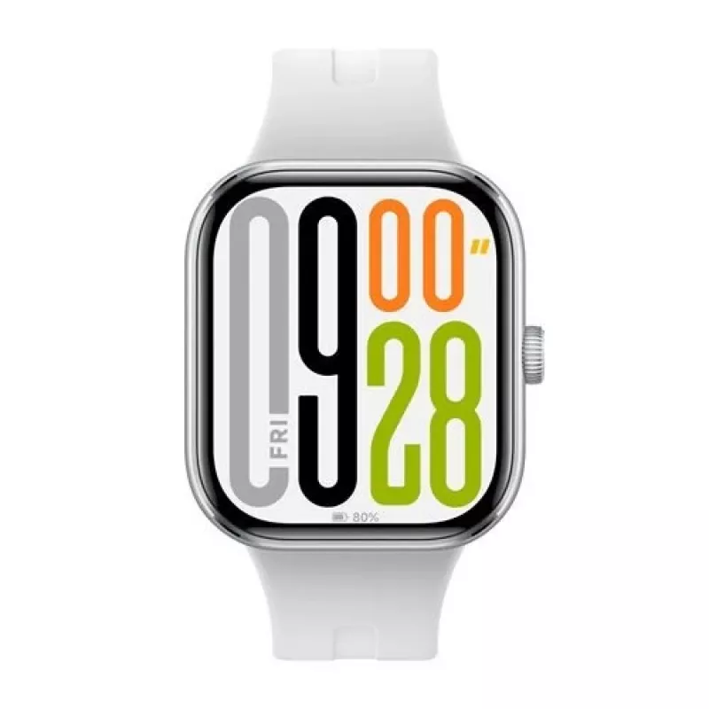 Nutikell Xiaomi Watch 5 hõbedane, 2,07 tolli (5,26 cm) AMOLED, 47,5 mm korpus, TPU rihm, 5 ATM, 24-päevane aku