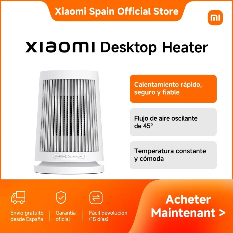 Ventilaatoriga elektriline ruumisoojendi Xiaomi Desktop Heater BHR8940EU