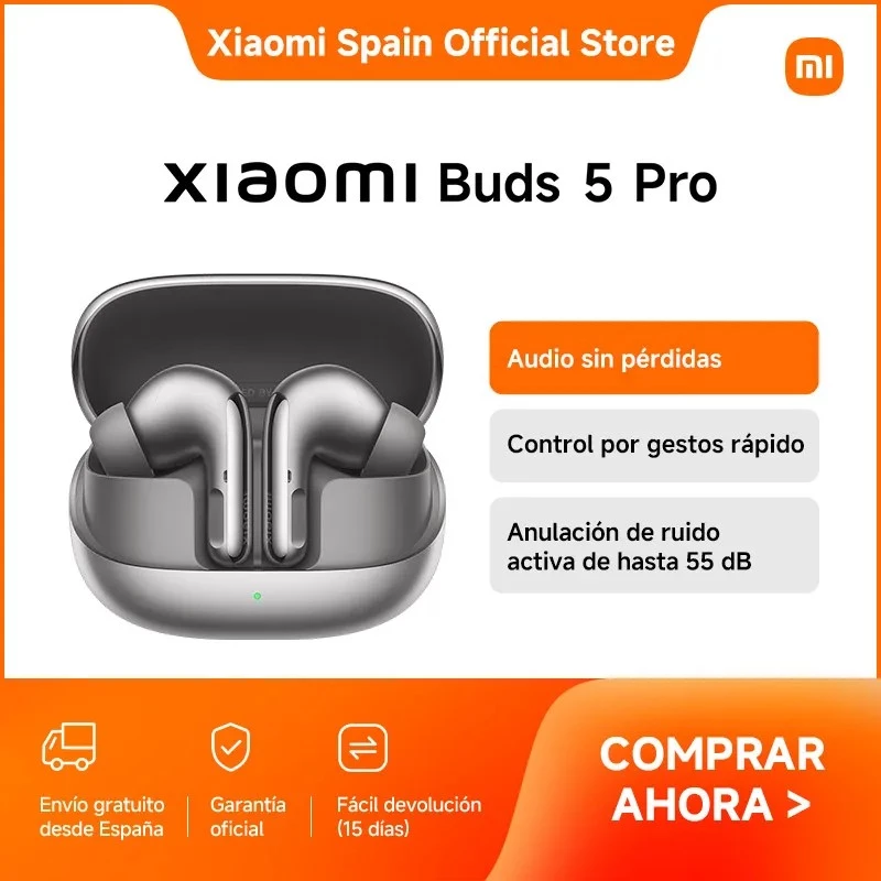 Bluetooth-kõrvaklapid Xiaomi Buds 5 Pro BT keraamiline valge