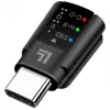 LogiLink USB-C DAC heliadapter. USB-C/M kuni 3,5 mm/F. Must
