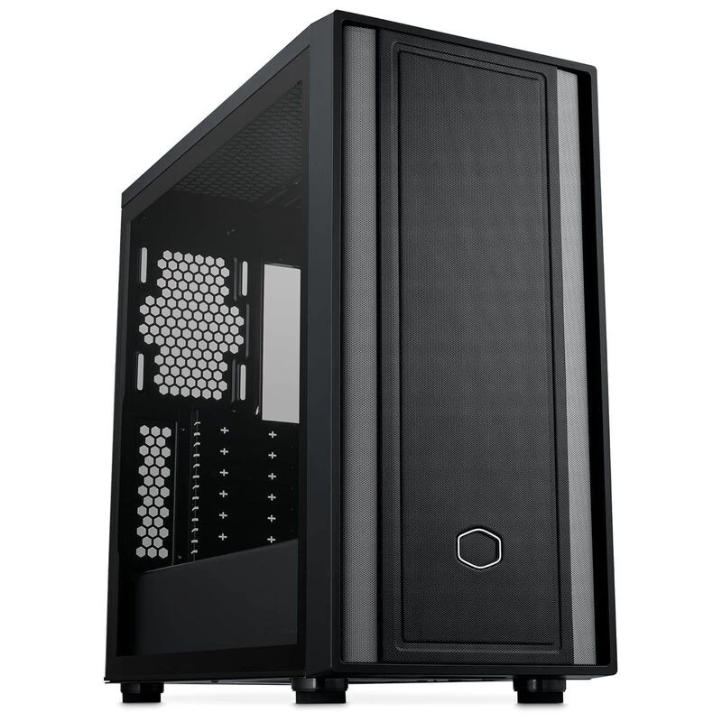 Cooler Master MasterBox 600 Lite PC korpus, MIDI-Torn, E-ATX, karastatud klaas - must
