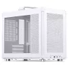 Jonsbo C6 MAX PC korpus, minikorpus, Micro-ATX, karastatud klaas - valge