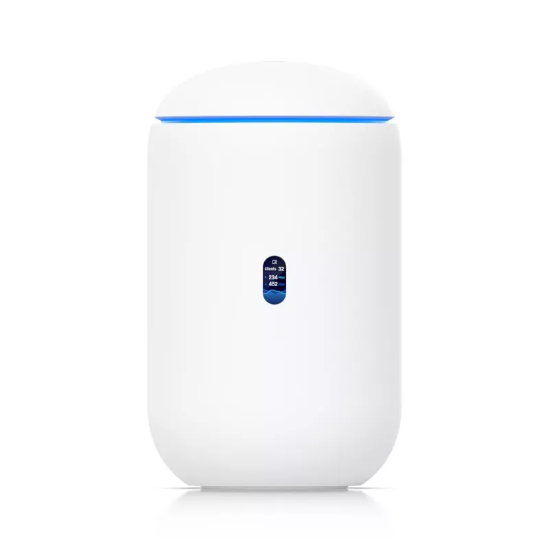 Ubiquiti Dream 7 traadita ruuter 2,5 Gigabit Ethernet kolmeribaline (2,4 GHz / 5 GHz / 6 GHz) Valge