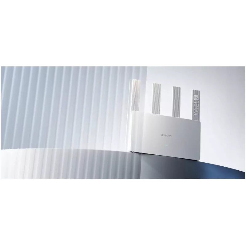 Kaasaskantav juhtmevaba ruuter Xiaomi BE3600 — Kaheribaline 2,4/5 GHz, Wi‑Fi 7 (802.11be), 2,5 Gigabit Ethernet, 4× LAN, 2×2 antenni, valge