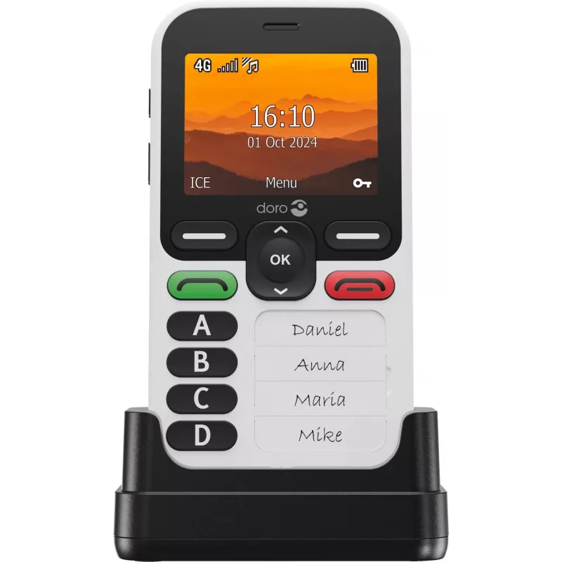 Nutitelefon Doro Leva X10 2,4-tolline 1150 mAh grafiit