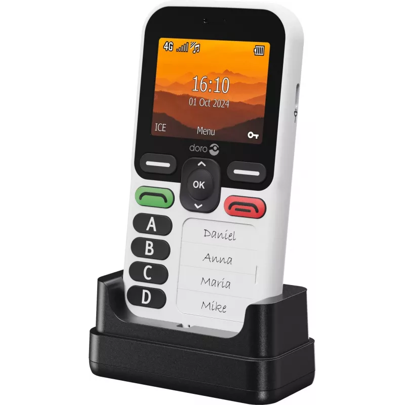 Nutitelefon Doro Leva X10 2,4-tolline 1150 mAh grafiit