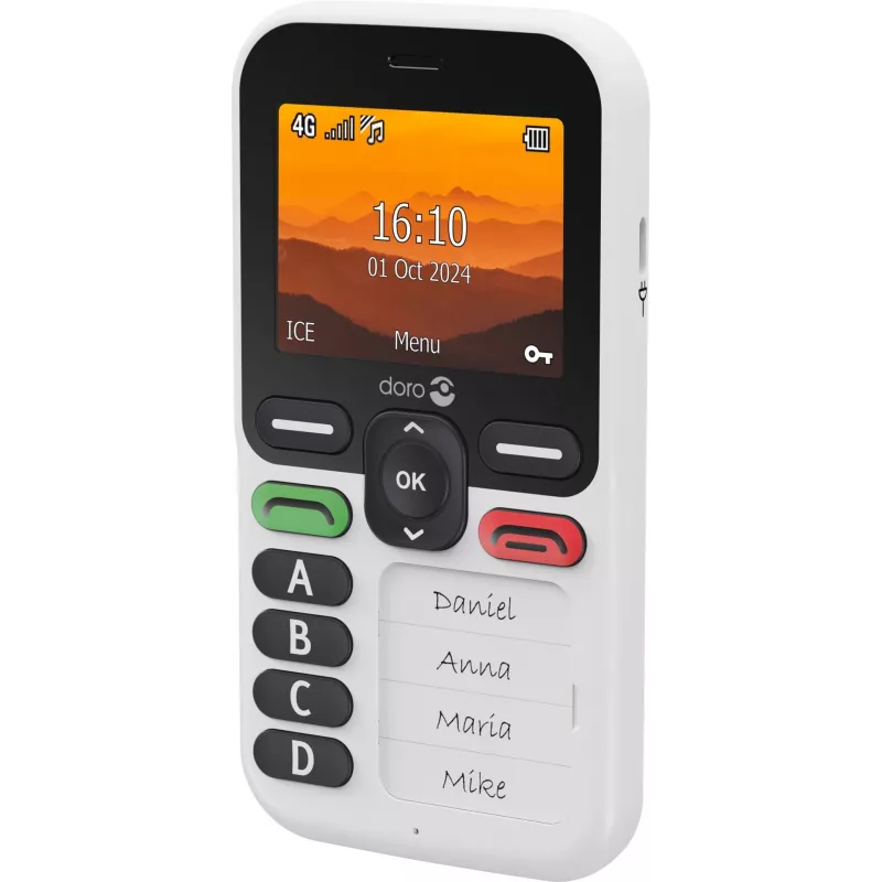 Nutitelefon Doro Leva X10 2,4-tolline 1150 mAh grafiit