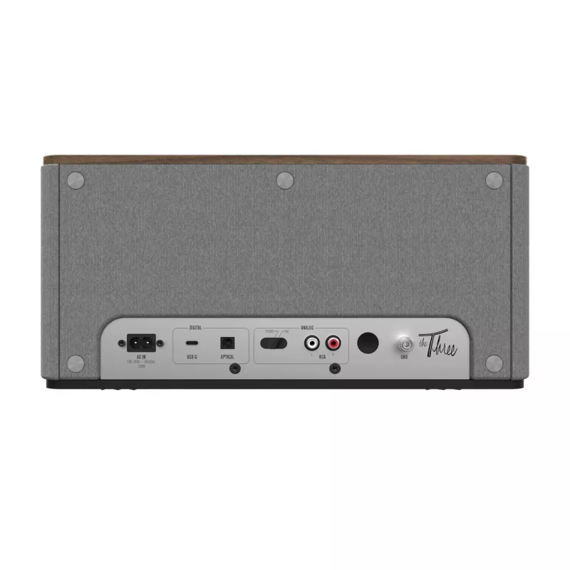 Klipsch the Three Plus Premium Bluetooth kõlarisüsteem pähklipuust USB RCA...