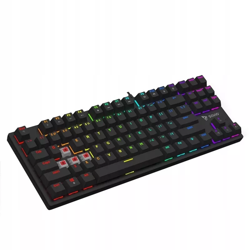 Mehaaniline klaviatuur RGB Tempest X2 Outemu Red Savio Savgk-tempest X2 Red