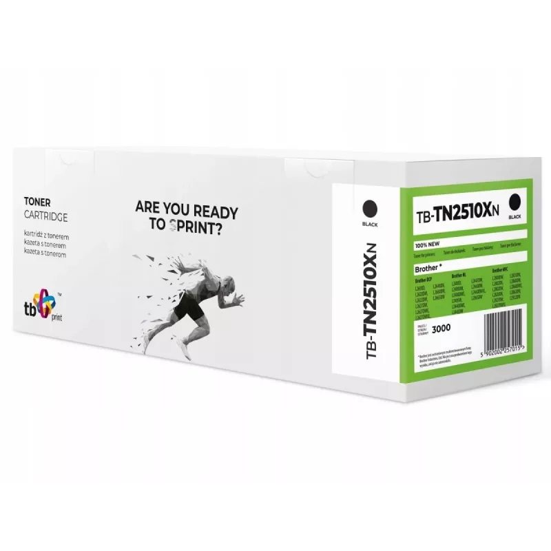 Toner Brotherile TN2510XL TB-TN2510XN BK 100% uus