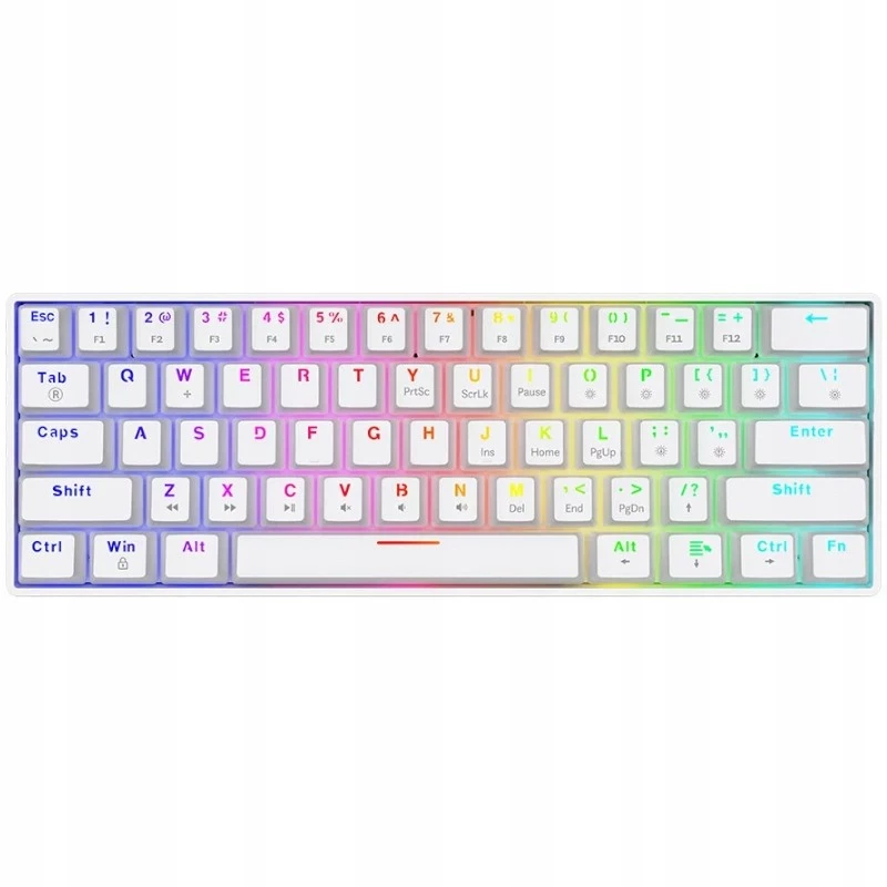 Mehaaniline klaviatuur Whiteout X2, Blue Outemu, Hot Swap Savio Savgk-white