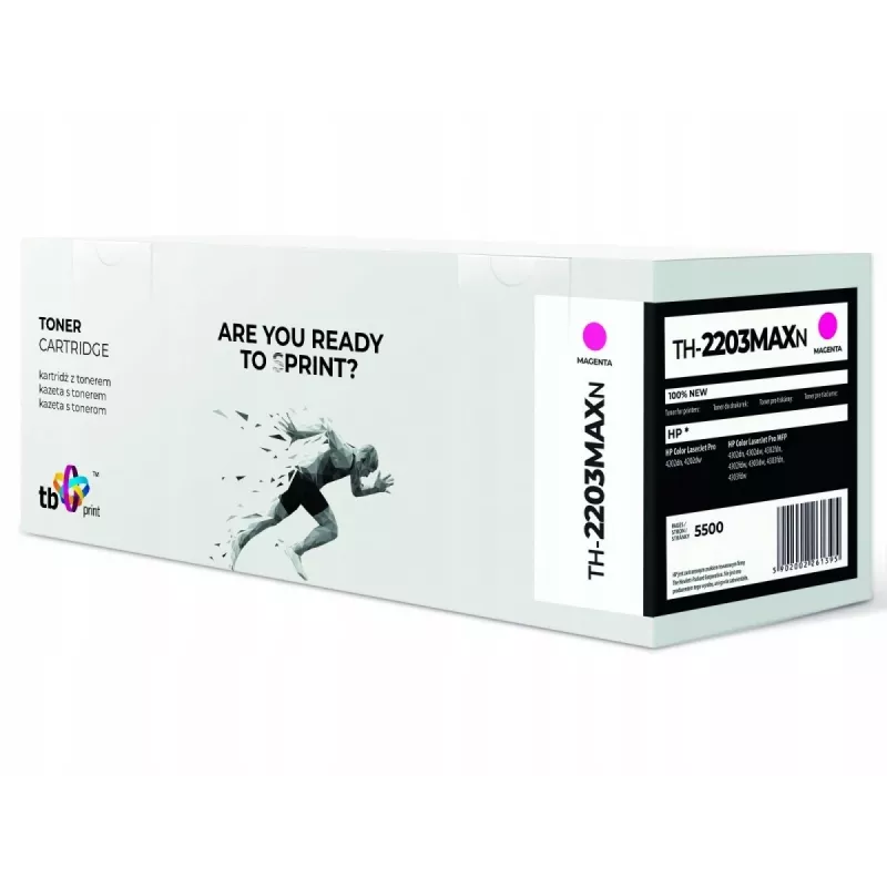 Toner HP Color LaserJet Pro 4202 W2203X 3000 lehekülge magenta
