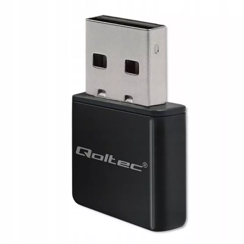 Wi‑Fi USB adapter QOLTEC NANO 56986 — mini N, USB 2.0, 802.11n