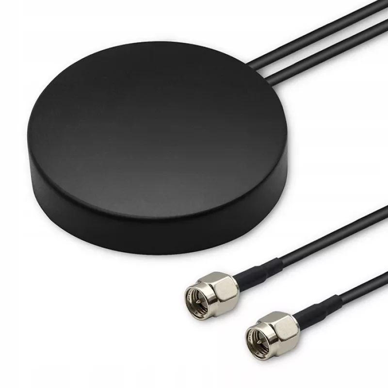 Antenna GPS+4G, Glonass Dooklna 28dBi 50W 2 X SMA Mski Zewntrzna