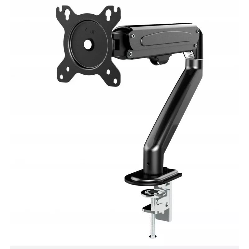 Maclean MC-860N monitorihoidja, gaasivedruga, 13-27, 8 kg, must