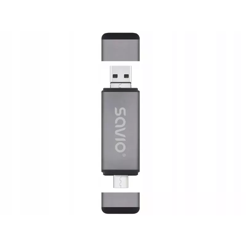 SD-kaardilugeja 3in1, USB-C + USB-A 2.0 + Micro USB